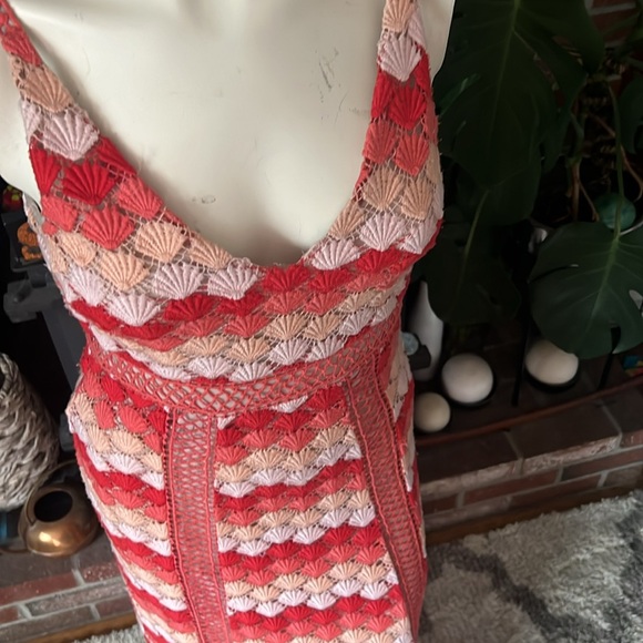 Zac Posen Misty Crochet Shell Gown - Picture 3 of 13
